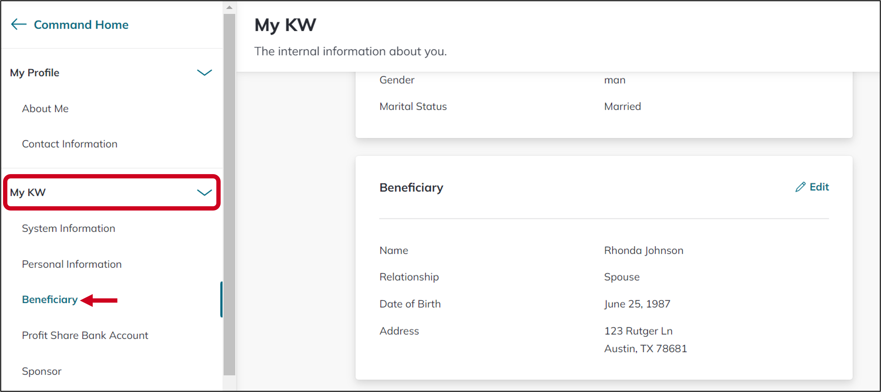 Make Changes to Your Profit/Growth Share Beneficiary KW Answers