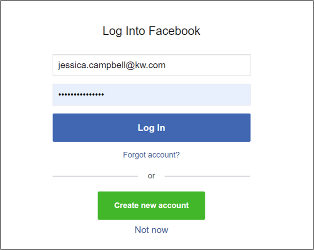 Facebook Login Sign Up New Account, Login FB Account Now