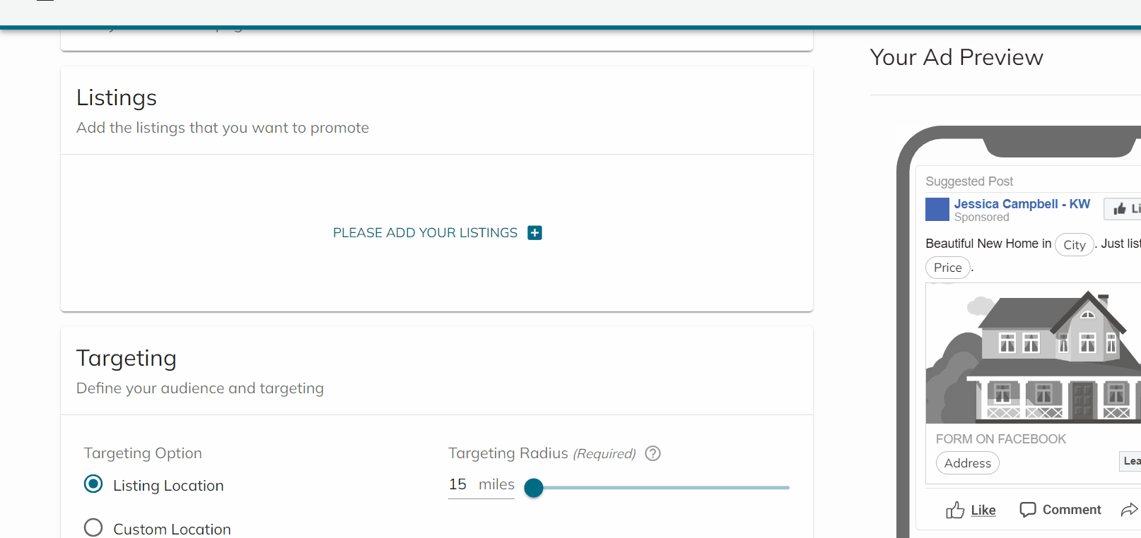 Create a Facebook/Instagram Lead Capture Ad: Listing / Single Image or  Video – KW Answers