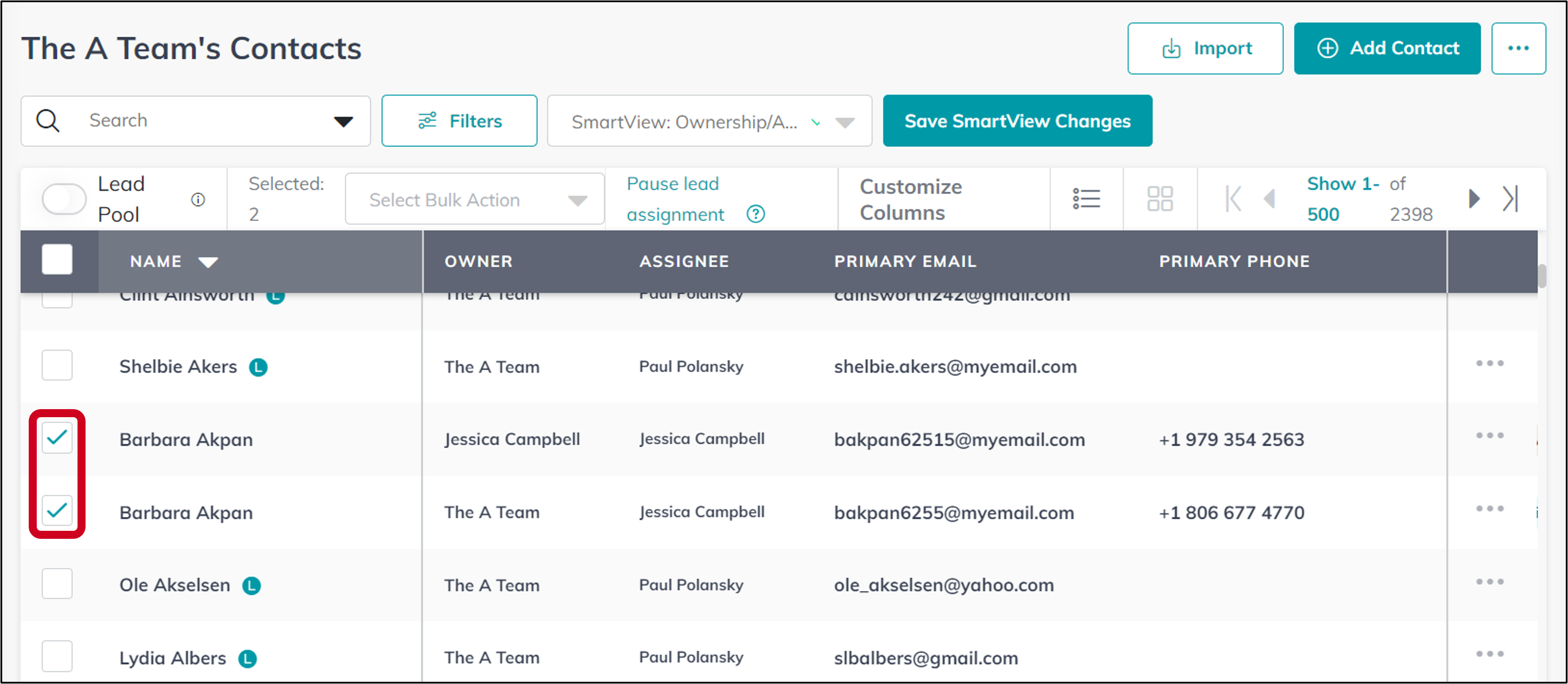 teams contacts select for merge.png