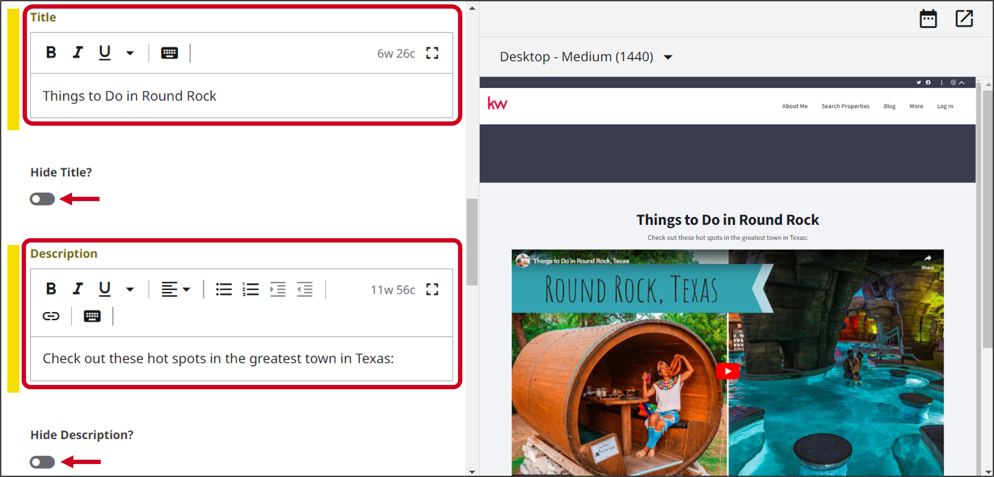 site custom video title and description.png