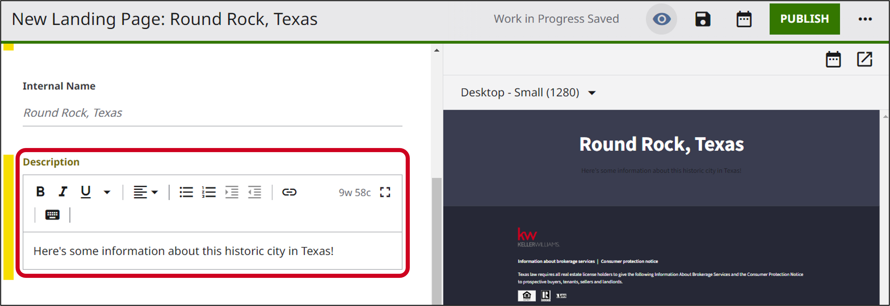 Create a Standalone Landing Page KW Answers