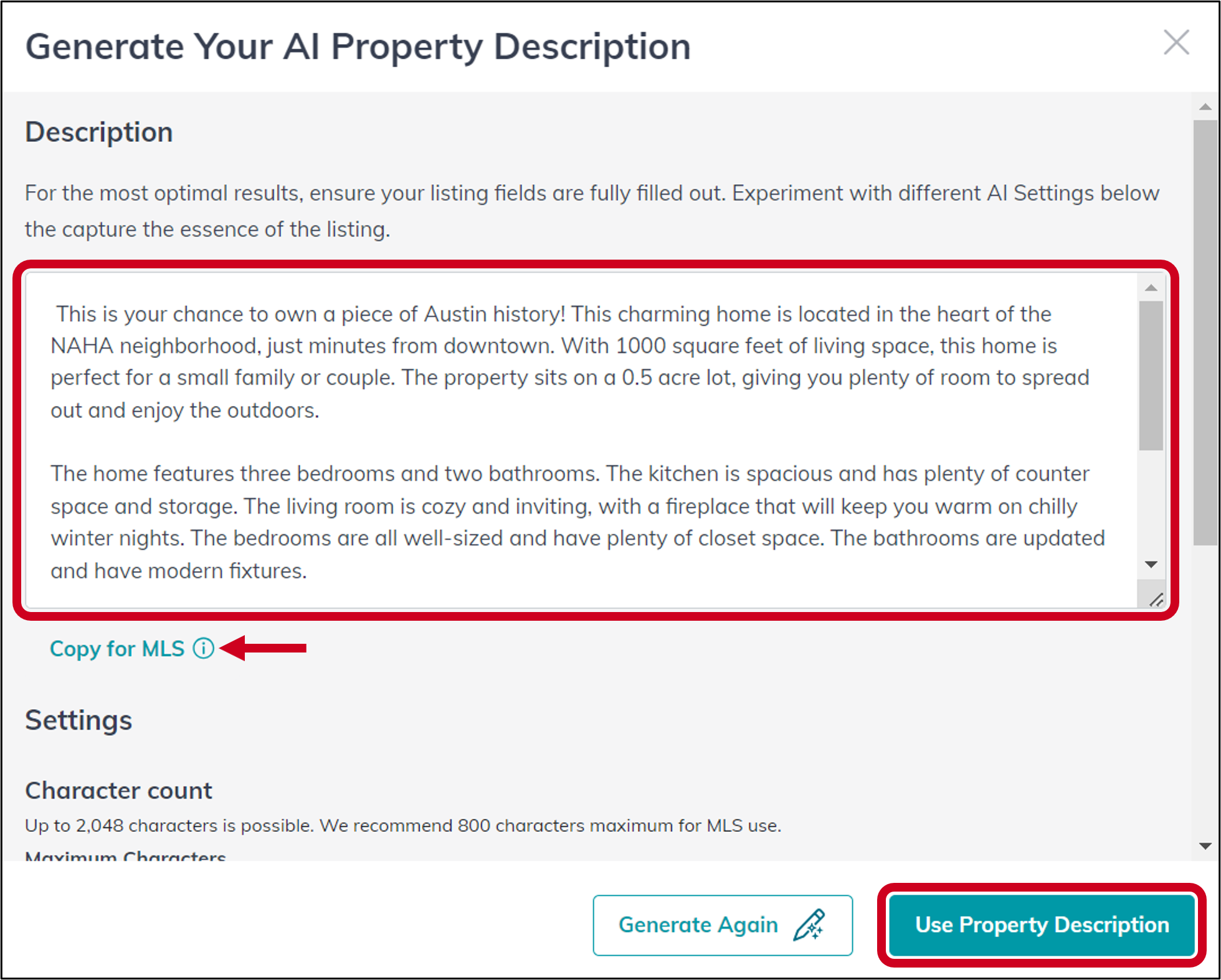 listings ai property description.png