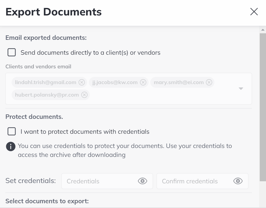 opps documents export email settings.gif