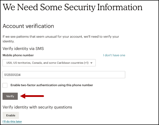 Verify Your Mailchimp Account – KW Answers