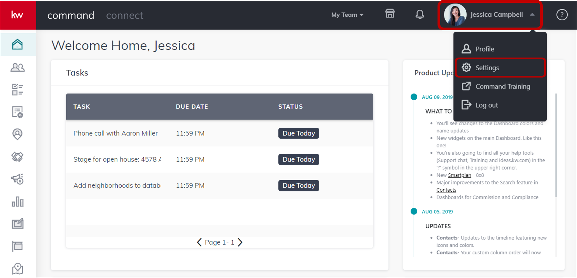 KW Command - Review and Features Overview - Hire Aiva