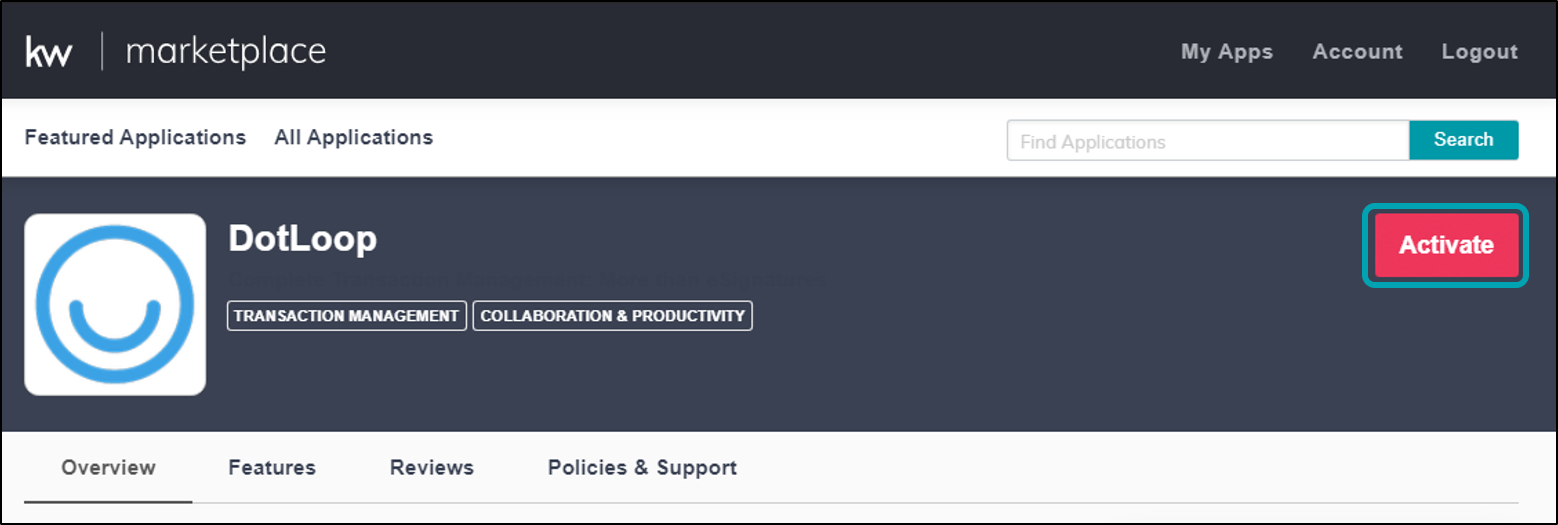Connect Your Dotloop Account with Command KW Answers