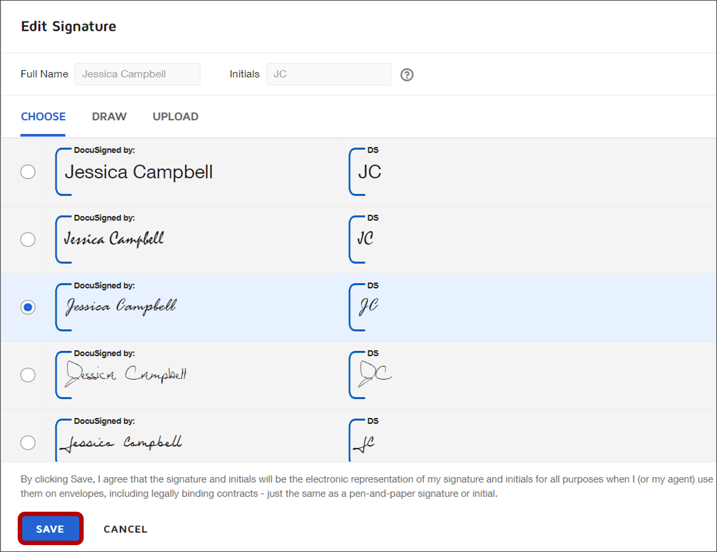 Edit Your DocuSign Signature – KW Answers