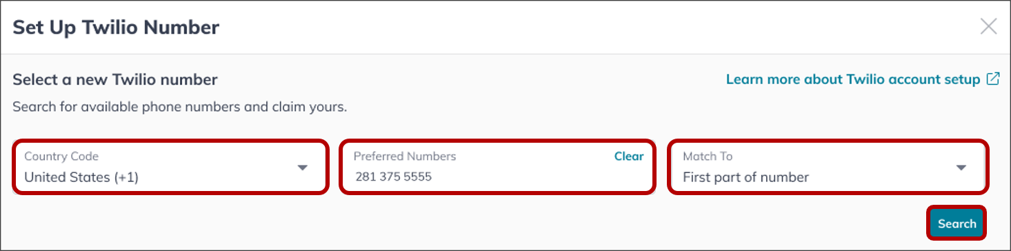 Set Up A New Twilio Number In Command KW Answers