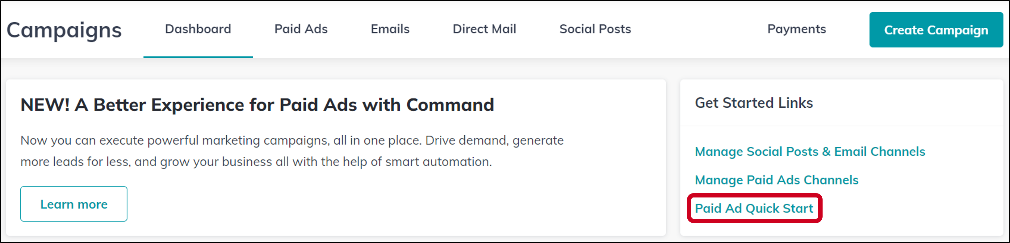 campaigns paid ads quick start.png