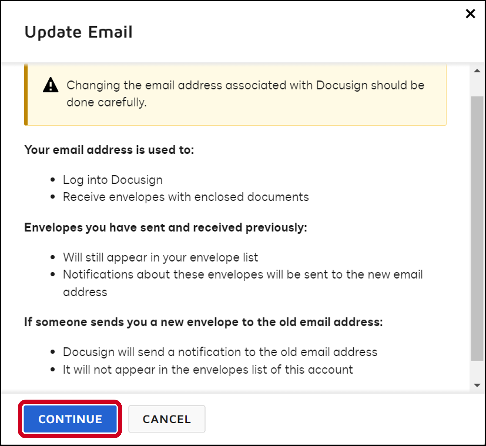 docusign confirmar cambio de correo.png