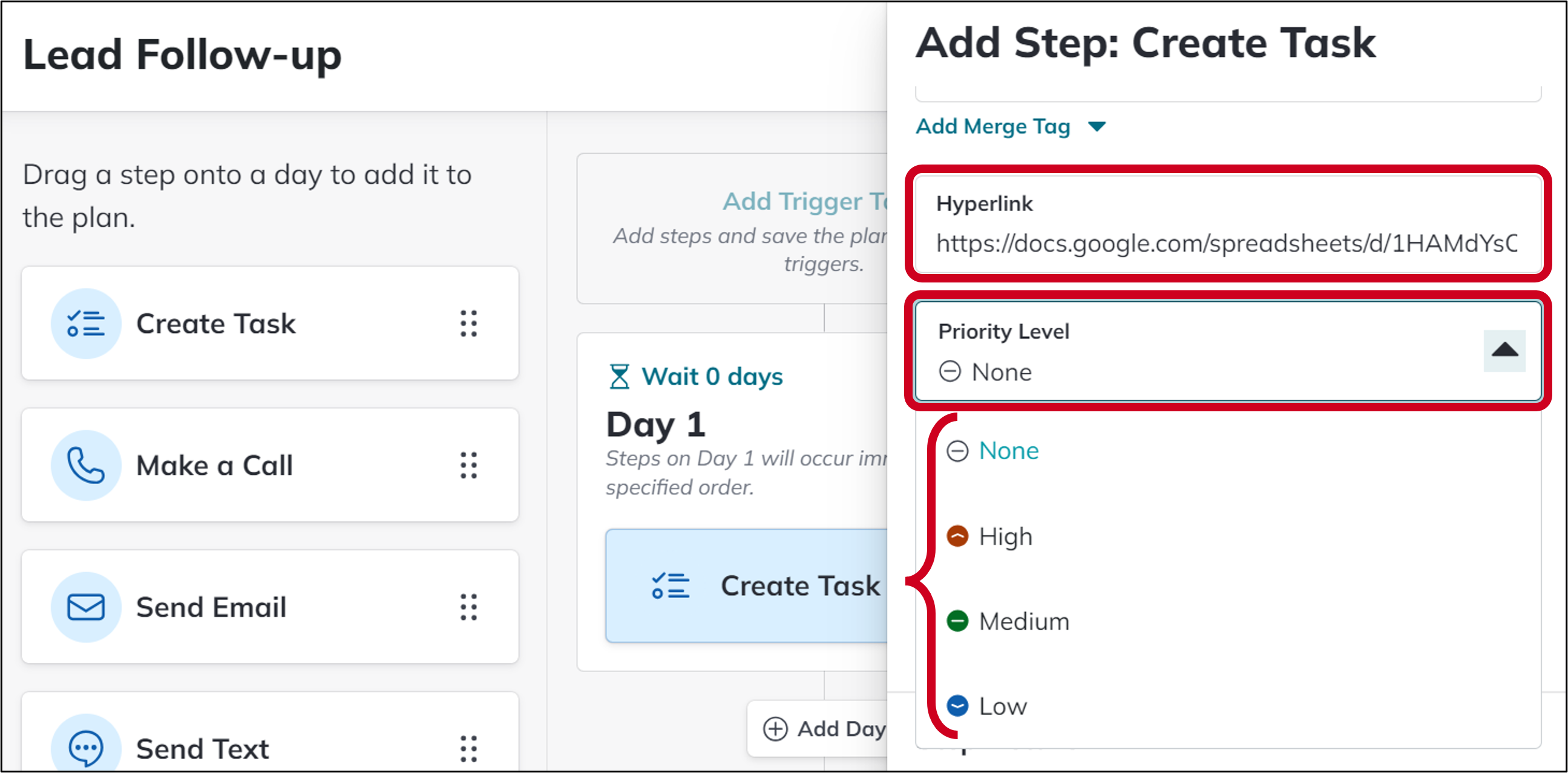 sp create task hyperlink and priority.png