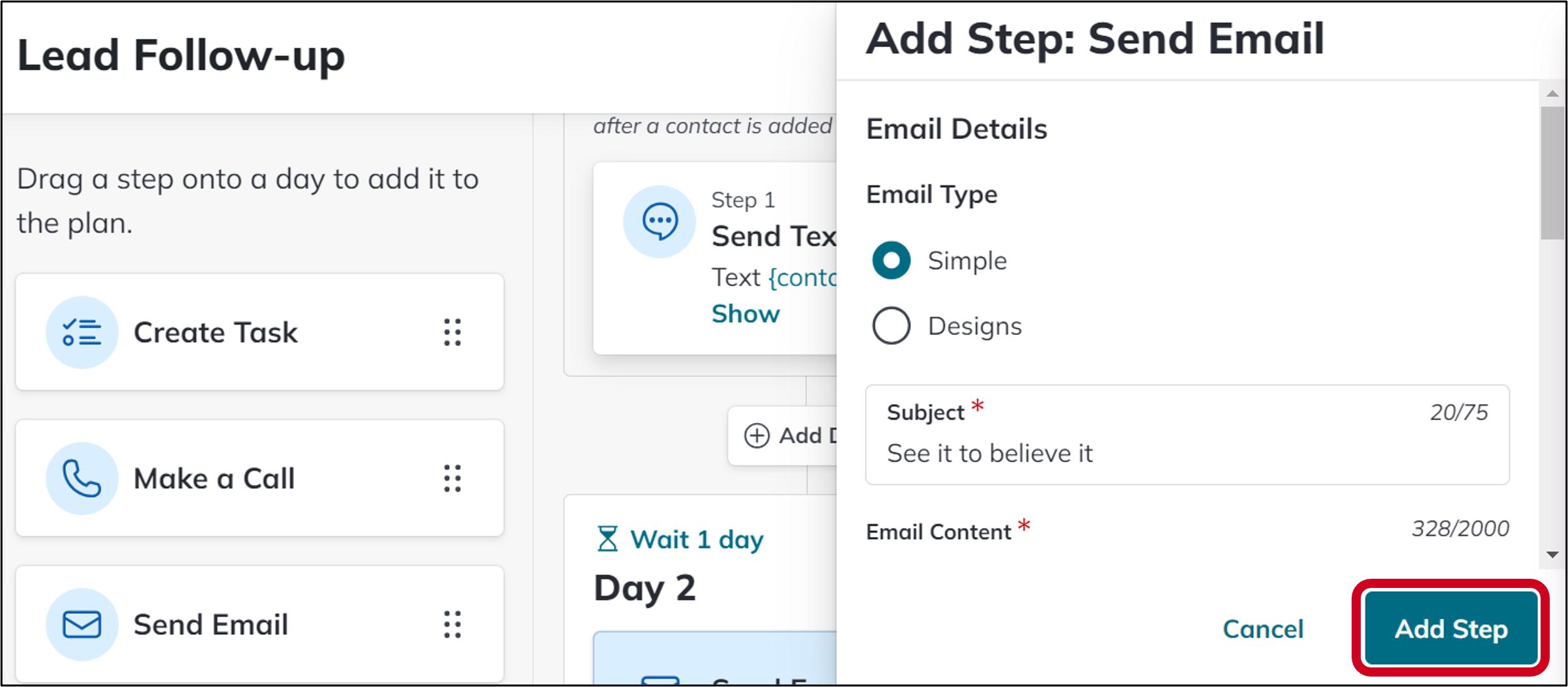 sp create email add step.png