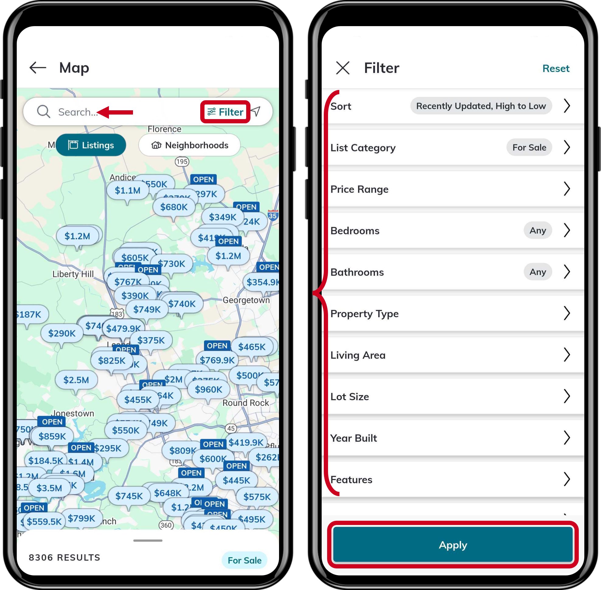 ca map listings filters and search.png