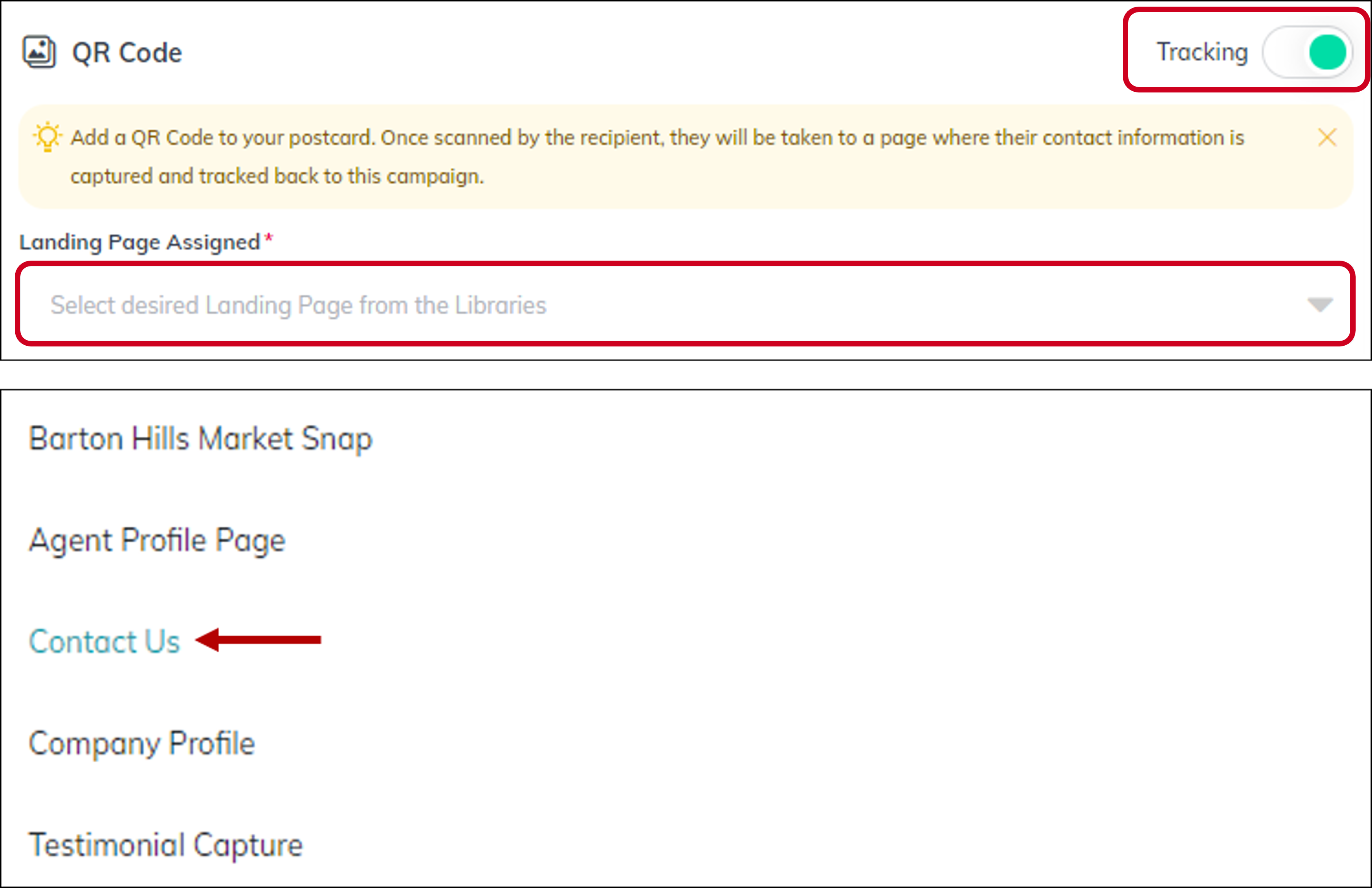 direct_mail_campaign_qr_tracking_select_landing_page.png
