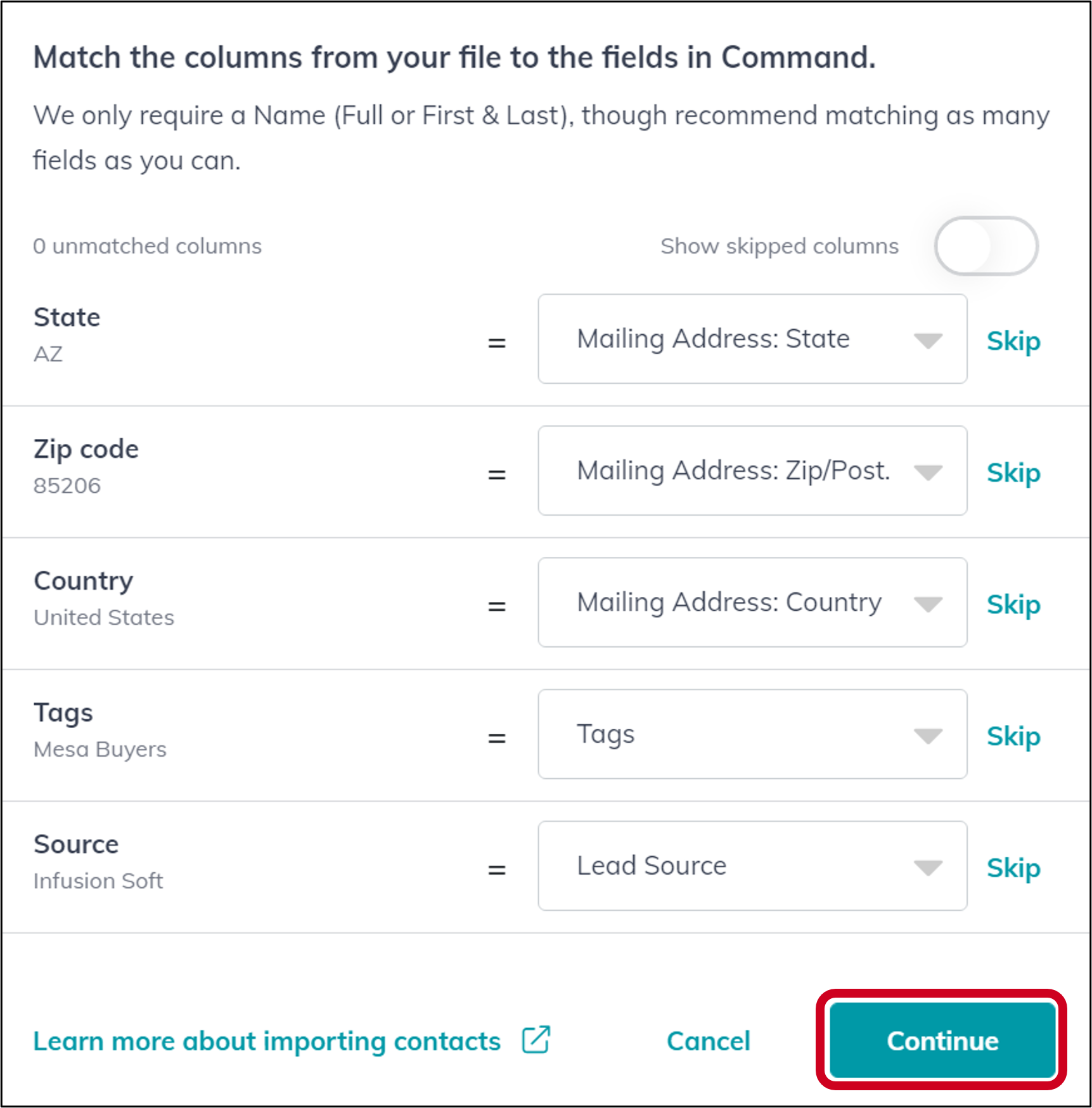 contacts_import_continue_after_mapping.png